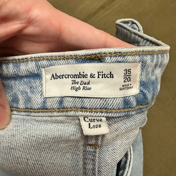 Abercrombie & Fitch Curve Love The Dad Jean High Rise - Picture 3 of 3
